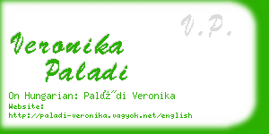 veronika paladi business card